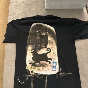 Travis Scott Black T-Shirt with Signature Logo